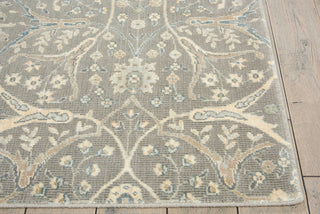 Nourison Luminance LUM08 Steel Area Rug Detail Image