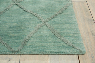 Nourison Lunette LNT01 Aqua Area Rug Detail Image