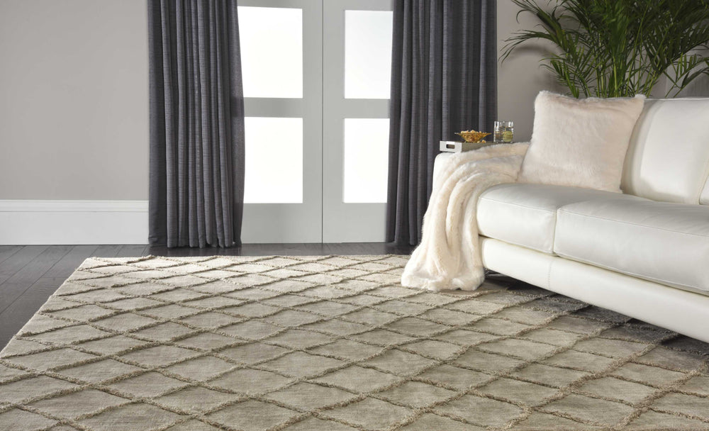 Nourison Lunette LNT01 Sand Area Rug Room Image Feature