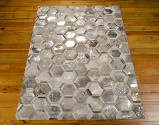 Nourison City Chic MA100 Silver Area Rug by Michael Amini 6' X 8' Floor Shot