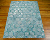 Nourison City Chic MA100 Turquoise Area Rug by Michael Amini 6' X 8' Floor Shot Feature