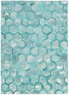 Nourison City Chic MA100 Turquoise Area Rug by Michael Amini main image