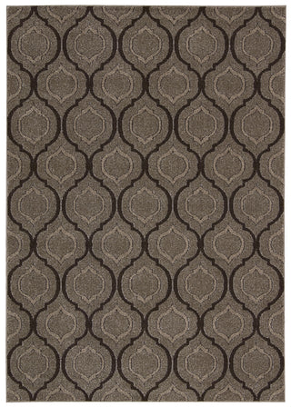 Nourison Glistening Nights MA508 Grey Area Rug by Michael Amini main image