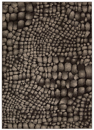 Nourison Glistening Nights MA509 Black Area Rug by Michael Amini main image