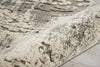 Nourison Ma60 Gleam MA602 Ivory/Grey Area Rug by Michael Amini Detail Image