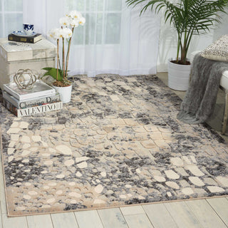 Nourison Ma60 Gleam MA604 Flint Area Rug by Michael Amini Room Image Feature