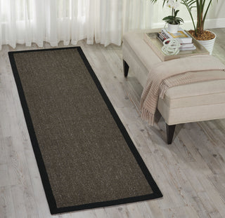 Nourison Brilliance MA700 Charcoal Area Rug by Michael Amini 3' X 8'