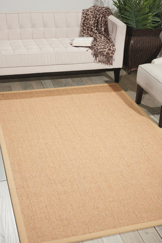 Nourison Brilliance MA700 Sand Area Rug by Michael Amini 5' X 8' Feature