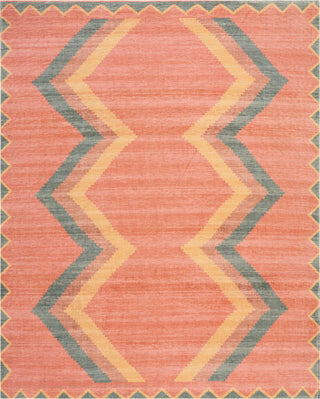 Nourison Madera MAD02 Tangerine Area Rug 7'10'' X 10'