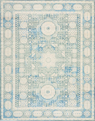 Nourison Madera MAD03 Teal Area Rug Main Image