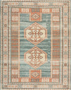 Nourison Madera MAD04 Teal Green Area Rug 7'10'' X 10'