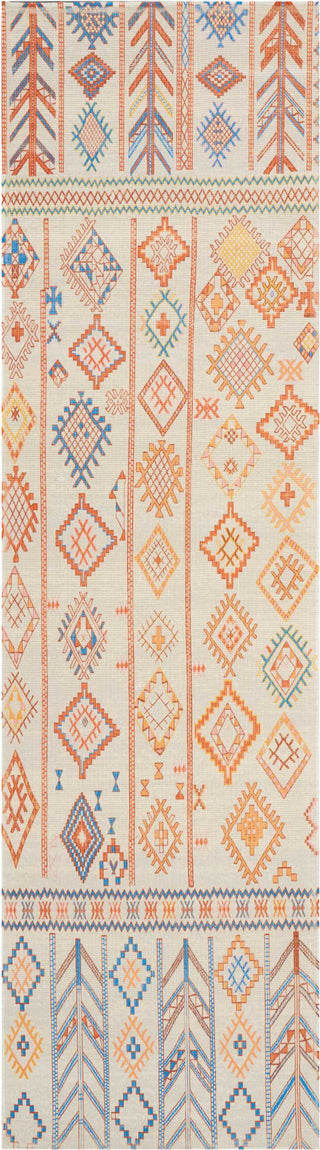 Nourison Madera MAD05 Ivory Area Rug 2'2'' X 7'6'' Runner