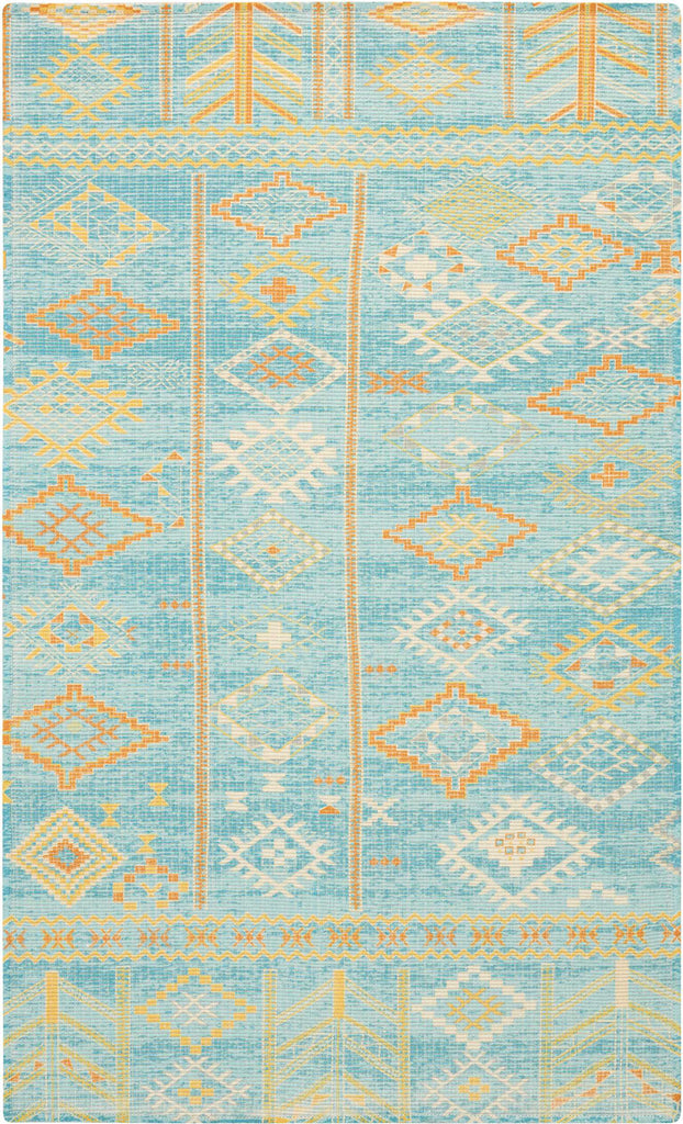 Nourison Madera MAD05 Sky Blue Area Rug main image