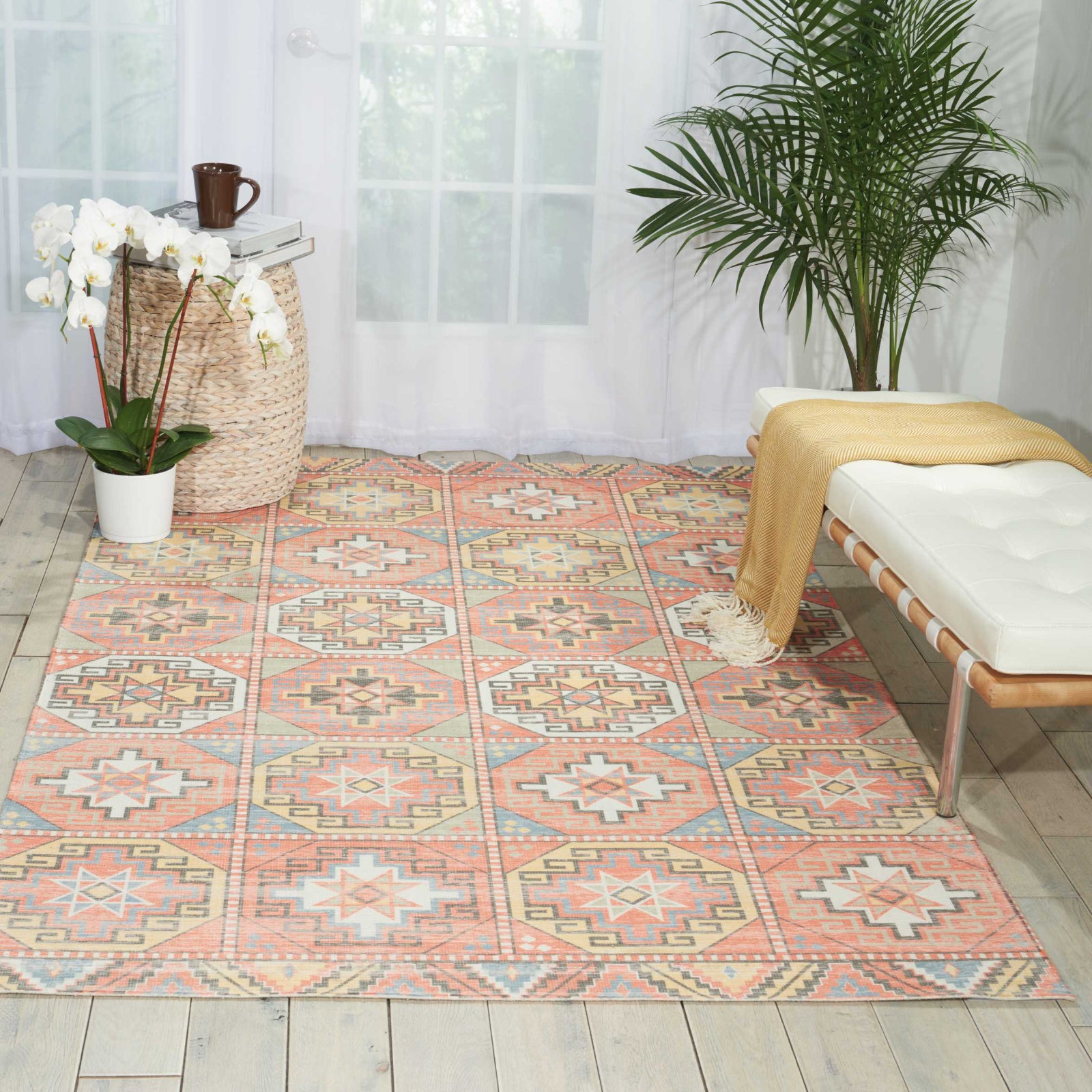 Nourison Madera MAD01 Light Orange Area Rug – Incredible Rugs and Decor