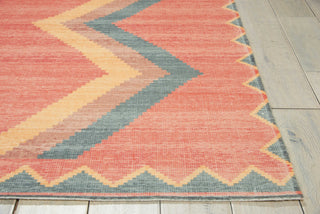 Nourison Madera MAD02 Tangerine Area Rug Detail Image