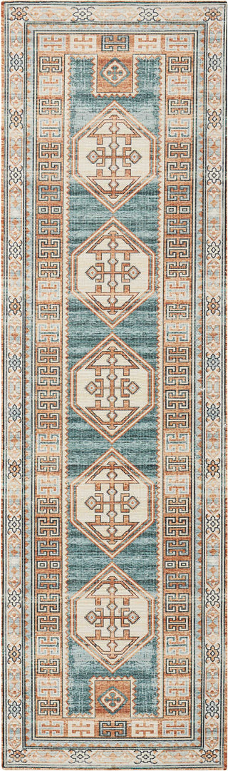 Nourison Madera MAD04 Teal Green Area Rug