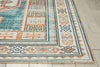 Nourison Madera MAD04 Teal Green Area Rug Detail Image