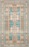 Nourison Madera MAD04 Teal Green Area Rug 5' X 7'