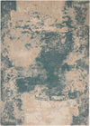 Maxell MAE13 Ivory/Teal Area Rug by Nourison 3'10'' X 5'10''