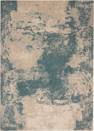 Nourison Maxell MAE13 Ivory/Teal Area Rug