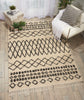 Nourison Moroccan Shag MRK02 Cream Area Rug Room Image