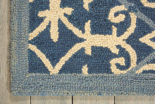 Nourison Marina MRN10 Denim Area Rug Corner Image