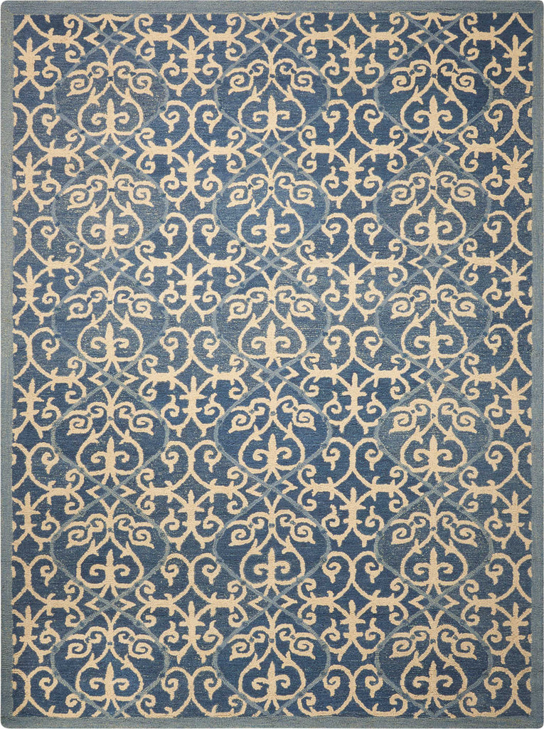 Nourison Marina MRN10 Denim Area Rug 8' X 10'6''
