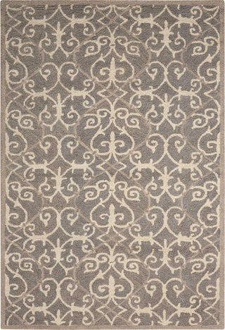 Nourison Marina MRN10 Silver Area Rug 