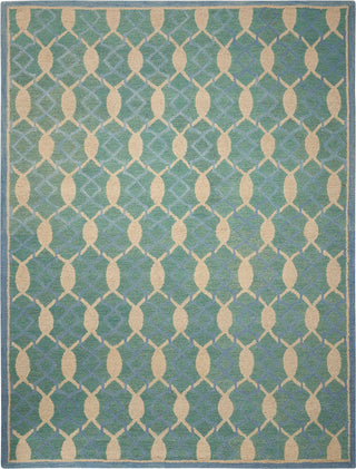 Nourison Marina MRN15 Aqua Area Rug 8' X 11'