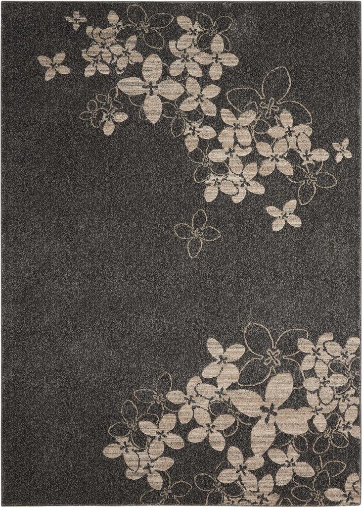 Nourison Maxell MAE02 Charcoal Area Rug 5'3'' X 7'3''