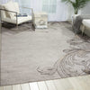 Nourison Maxell MAE05 Graphite Area Rug Room Image