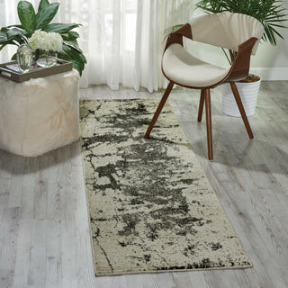 Nourison Maxell MAE07 Ivory/Grey Area Rug Room Image