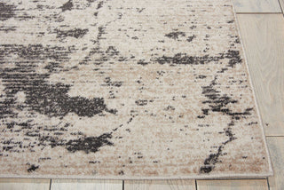 Nourison Maxell MAE07 Ivory/Grey Area Rug Detail Image