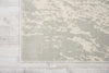 Nourison Maxell MAE12 Ivory/Grey Area Rug Corner Image