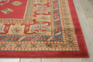 Nourison Maymana MYN01 Red Area Rug Detail Image