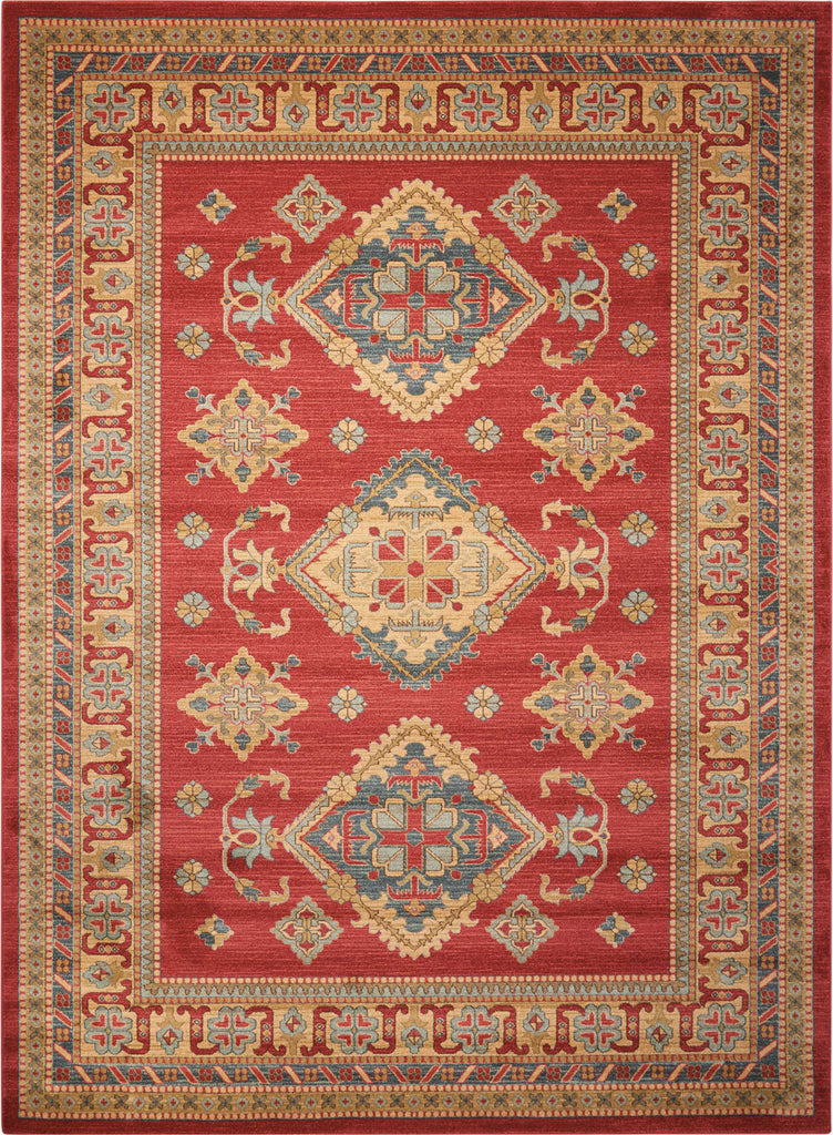 Nourison Maymana MYN01 Red Area Rug 7'10'' X 10'10''
