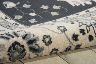 Nourison Maymana MYN03 Charcoal Area Rug Detail Image