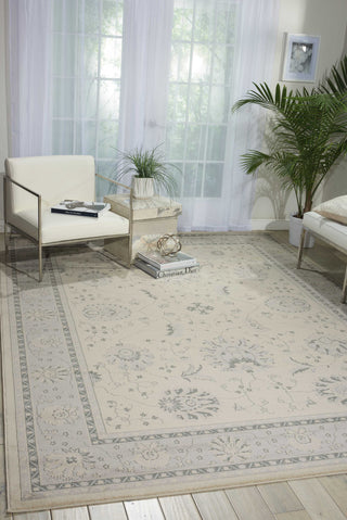 Nourison Maymana MYN03 Ivory Area Rug Room Image Feature