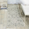 Nourison Maymana MYN03 Silver Area Rug Room Image Feature