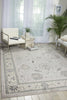 Nourison Maymana MYN03 Silver Area Rug Room Image Feature