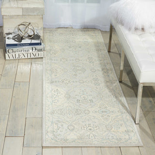 Nourison Maymana MYN04 Stone Area Rug Room Image Feature