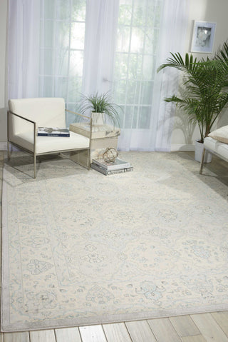 Nourison Maymana MYN04 Stone Area Rug Room Image Feature