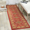 Nourison Maymana MYN08 Red Area Rug Room Image Feature