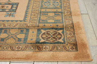 Nourison Maymana MYN11 Camel Area Rug Detail Image