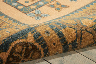 Nourison Maymana MYN11 Camel Area Rug Detail Image