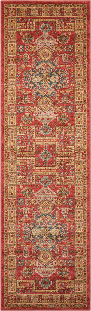 Nourison Maymana MYN11 Red Area Rug