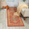 Nourison Maymana MYN11 Red Area Rug Room Image Feature