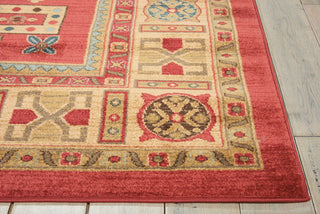 Nourison Maymana MYN11 Red Area Rug Detail Image