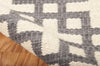 Nourison Maze MAZ01 Dove Area Rug by Barclay Butera 6' X 8' Texture Shot