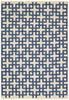 Nourison Maze MAZ01 Indigo Area Rug by Barclay Butera main image